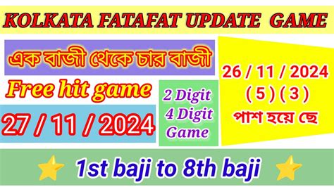 Kolkata FF Fatafat Tips 2024 .